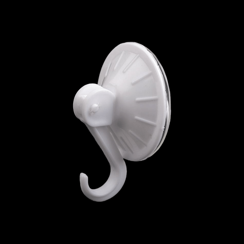 Casa si Gradina - Sanitare - Suporturi si accesorii baie - Accesorii baie - Carlig din plastic cu ventuza 5.5 cm Alb - Infinity.ro