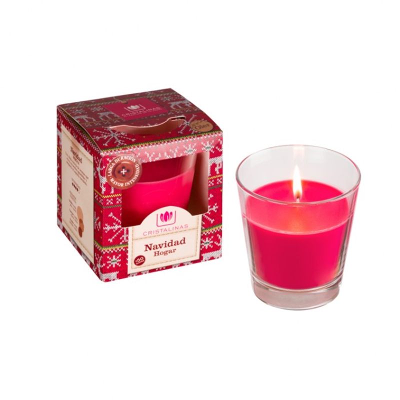 Casa si Gradina - Decoratiuni - Aromaterapie si lumanari - Lumanari si candele - Lumanare naturala Cristalinas- aroma Sarbatori 50 ore - Infinity.ro