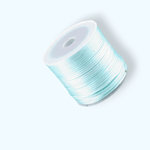 Casa si Gradina - Decoratiuni - DIY - Articole mercerie - Snur satinat pentru tehnica kumihimo, 27 m, diametru 1 mm, Bleu - Infinity.ro