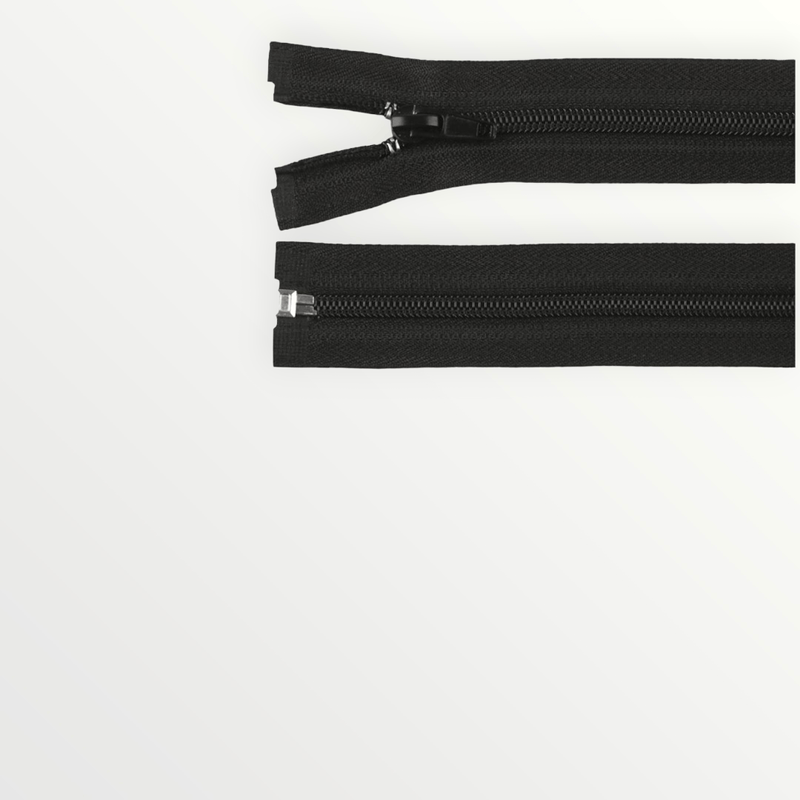 Casa si Gradina - Decoratiuni - DIY - Articole mercerie - Fermoar plastic detasabil, spiralat, lung pentru cort 280 cm Negru - Infinity.ro