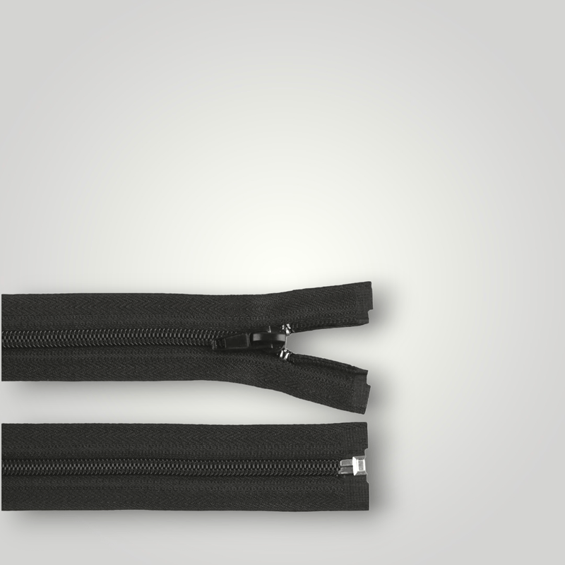 Casa si Gradina - Decoratiuni - DIY - Articole mercerie - Fermoar plastic detasabil, spiralat, lung pentru cort 280 cm Negru - Infinity.ro