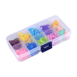 Casa si Gradina - Decoratiuni - DIY - Articole mercerie - Set 86 accesorii pentru tricotat si crosetat in cutie, Multicolor - Infinity.ro