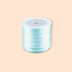 Casa si Gradina - Decoratiuni - DIY - Articole mercerie - Snur satinat pentru tehnica kumihimo, 27 m, diametru 1 mm, Bleu - Infinity.ro