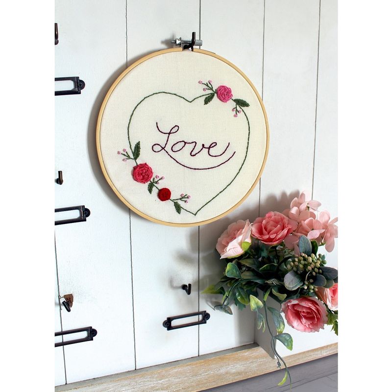 Casa si Gradina - Decoratiuni - DIY - Articole mercerie - Gherghef broderie din bambus, diametru 19,7 cm - Infinity.ro