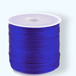 Casa si Gradina - Decoratiuni - DIY - Articole mercerie - Snur satinat pentru tehnica kumihimo, 27 m, diametru 1 mm, Albastru cobalt - Infinity.ro