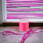 Casa si Gradina - Decoratiuni - DIY - Articole mercerie - Snur satinat pentru tehnica kumihimo, 27 m, diametru 1 mm, Roz neon - Infinity.ro