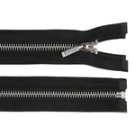 Casa si Gradina - Decoratiuni - DIY - Articole mercerie - Fermoar metalic detasabil, lungime 70 cm, Negru - Infinity.ro