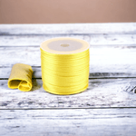 Casa si Gradina - Decoratiuni - DIY - Articole mercerie - Snur satinat pentru tehnica kumihimo, 27 m, diametru 1 mm, Galben - Infinity.ro