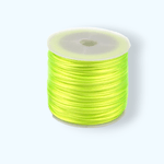 Casa si Gradina - Decoratiuni - DIY - Articole mercerie - Snur satinat pentru tehnica kumihimo, 27 m, diametru 1 mm, Galben neon - Infinity.ro
