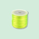 Casa si Gradina - Decoratiuni - DIY - Articole mercerie - Snur satinat pentru tehnica kumihimo, 27 m, diametru 1 mm, Galben neon - Infinity.ro