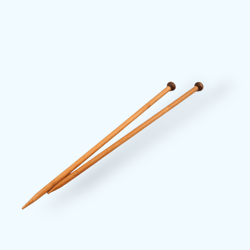 Casa si Gradina - Decoratiuni - DIY - Articole mercerie - Set 2 andrele drepte din bambus pentru fire groase nr. 10 - Infinity.ro