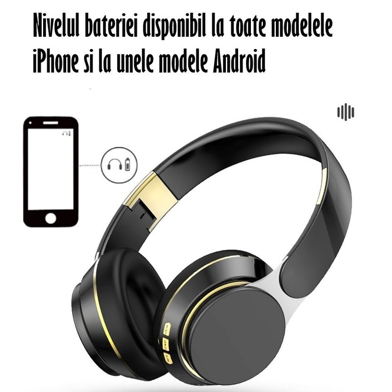 TV, Audio-Video si Foto - Portabile audio - Casti audio - Casti True Wireless Stereo Pliabile, Microfon incorporat, Bluetooth 5.0, Bass Stereo, Noise Cancelling, Universale - Infinity.ro