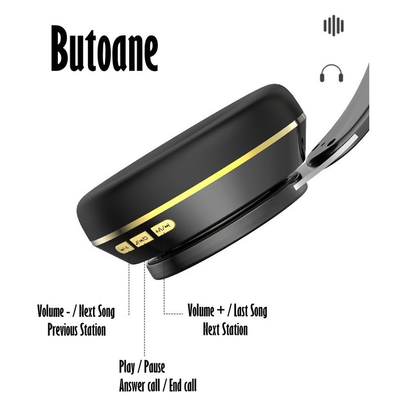 TV, Audio-Video si Foto - Portabile audio - Casti audio - Casti True Wireless Stereo Pliabile, Microfon incorporat, Bluetooth 5.0, Bass Stereo, Noise Cancelling, Universale - Infinity.ro