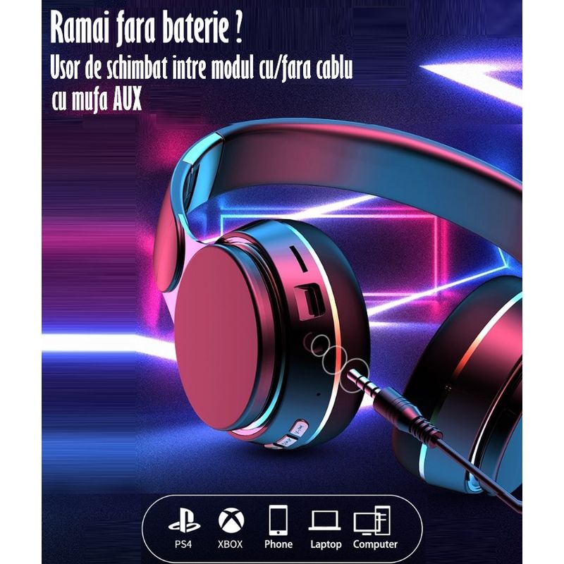 TV, Audio-Video si Foto - Portabile audio - Casti audio - Casti True Wireless Stereo Pliabile, Microfon incorporat, Bluetooth 5.0, Bass Stereo, Noise Cancelling, Universale - Infinity.ro