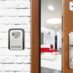 Casa si Gradina - Constructii - Depozitare, transport si protectie - Seifuri si casete de valori - Cutie Metalica REVOSE™ Interior-Exterior Pentru Chei,Cifru Mecanic,130x100x50 mm,Regim Hotelier, Air-Bnb, Montare Perete - Infinity.ro