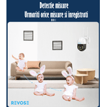 Casa si Gradina - Electrice - Smart Home - Camere de supraveghere - Camera de Supraveghere REVOSE™ 5MP, Aplicatie Dedicata, Intelligent Tracking, PTZ, WIFI, Lan, AP hotspot,Micro SD,Rotire - Infinity.ro