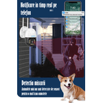 Casa si Gradina - Electrice - Smart Home - Camere de supraveghere - Camera de Supraveghere REVOSE™ 5MP, Aplicatie Dedicata, Intelligent Tracking, PTZ, WIFI, Lan, AP hotspot,Micro SD,Rotire - Infinity.ro