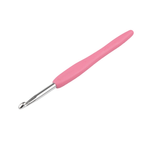 Casa si Gradina - Decoratiuni - DIY - Articole mercerie - Croset cu maner din silicon dimensiune 5.5 mm Roz - Infinity.ro