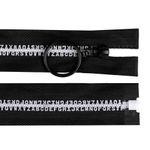 Casa si Gradina - Decoratiuni - DIY - Articole mercerie - Fermoar injectabil detasabil cu litere Kyrra, lungime 80 cm, Negru - Infinity.ro