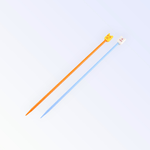 Casa si Gradina - Decoratiuni - DIY - Articole mercerie - Set 2 andrele pentru copii din plastic marime 4 mm - Infinity.ro