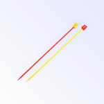 Casa si Gradina - Decoratiuni - DIY - Articole mercerie - Set 2 andrele pentru copii din plastic marime 3.25 mm - Infinity.ro