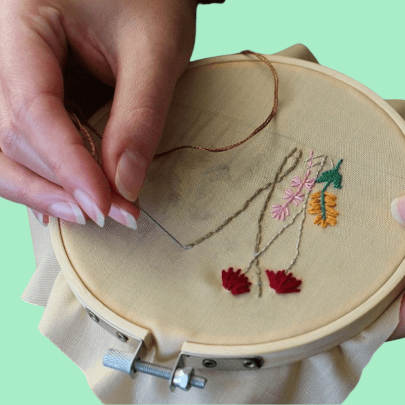 Casa si Gradina - Decoratiuni - DIY - Articole mercerie - Gherghef broderie din bambus Kyrra,  diametru 12,5 cm - Infinity.ro