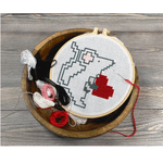 Casa si Gradina - Decoratiuni - DIY - Articole mercerie - Gherghef rotund din plastic pentru broderie, diametru 16 cm, Bej - Infinity.ro