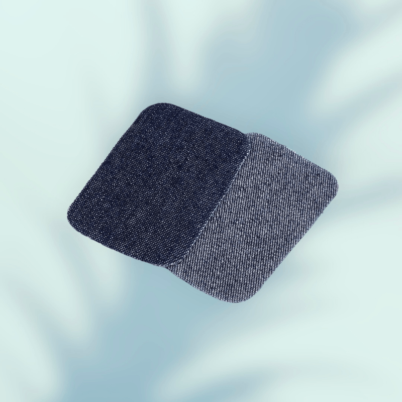Casa si Gradina - Decoratiuni - DIY - Articole mercerie - Set 10 petice termoadezive Jeans Altima, 7,6 x 4,9 cm, Bleumarin - Infinity.ro