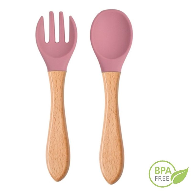 Jucarii, Copii si Bebe - Hrana si alaptare - Biberoane, suzete si accesorii hranire - Articole hranire bebelusi - Set Complet Diversificare din Silicon, Farfurie cu Tacamuri, Bavetica, Cana-Pahar,Bol cu Lingura si Furculita, Dark Pink - Infinity.ro