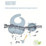 Jucarii, Copii si Bebe - Hrana si alaptare - Biberoane, suzete si accesorii hranire - Articole hranire bebelusi - Set Complet Diversificare din Silicon, Farfurie cu Tacamuri, Bavetica, Cana-Pahar,Bol cu Lingura si Furculita, Dark Pink - Infinity.ro