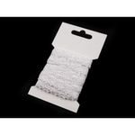 Casa si Gradina - Decoratiuni - DIY - Articole mercerie - Dantela bumbac crosetata, 12 mm x 3 m, Alb - Infinity.ro