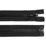 Casa si Gradina - Decoratiuni - DIY - Articole mercerie - Fermoar plastic detasabil Crisalida, lungime 140 cm, Negru - Infinity.ro