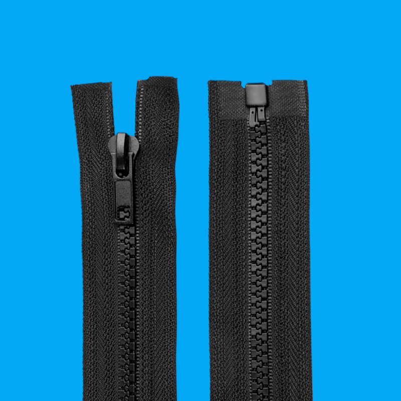 Casa si Gradina - Decoratiuni - DIY - Articole mercerie - Fermoar plastic detasabil Crisalida, lungime 140 cm, Negru - Infinity.ro