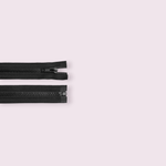 Casa si Gradina - Decoratiuni - DIY - Articole mercerie - Fermoar plastic detasabil Crisalida, lungime 140 cm, Negru - Infinity.ro