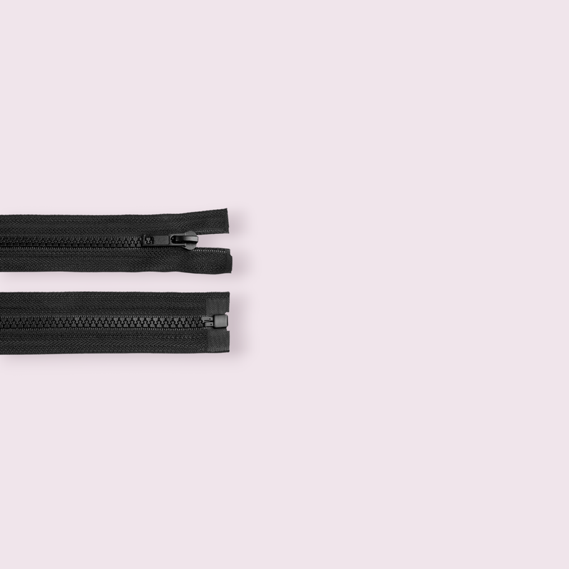 Casa si Gradina - Decoratiuni - DIY - Articole mercerie - Fermoar plastic detasabil Crisalida, lungime 140 cm, Negru - Infinity.ro