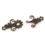 Casa si Gradina - Decoratiuni - DIY - Articole mercerie - Inchizatoare metalica decorativa pentru confectii 20 x 50 mm Vintage - Infinity.ro