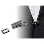 Casa si Gradina - Decoratiuni - DIY - Articole mercerie - Inchizatoare metalica decorativa pentru confectii 9 x 26 mm nichel negru - Infinity.ro
