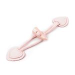 Casa si Gradina - Decoratiuni - DIY - Articole mercerie - Inchizatoare decorativa cu nasture pentru confectii 17,5 cm, Roz pudrat - Infinity.ro
