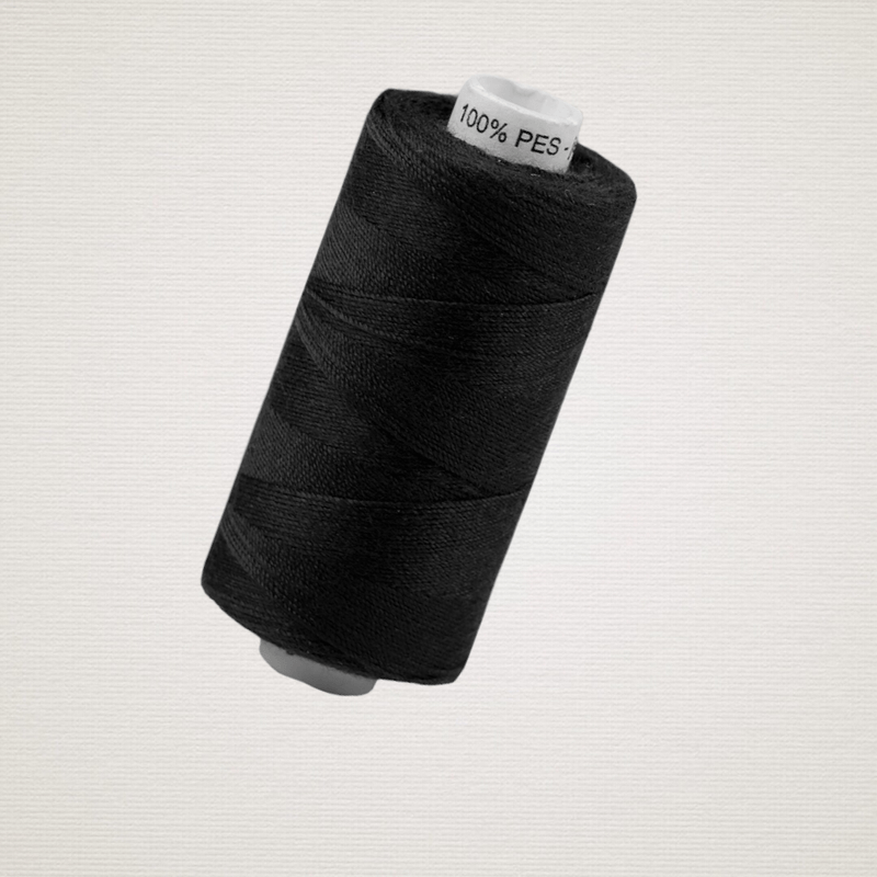 Casa si Gradina - Decoratiuni - DIY - Articole mercerie - Rola ata poliester pentru blugi 0.5 mm, 200m, Negru - Infinity.ro