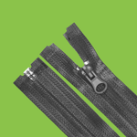 Casa si Gradina - Decoratiuni - DIY - Articole mercerie - Fermoar spiralat detasabil rezistent la apa Crisalida, 60 cm, Gri - Infinity.ro