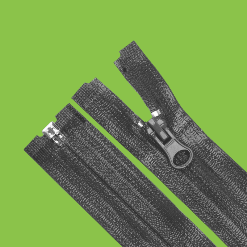 Casa si Gradina - Decoratiuni - DIY - Articole mercerie - Fermoar spiralat detasabil rezistent la apa Crisalida, 60 cm, Gri - Infinity.ro