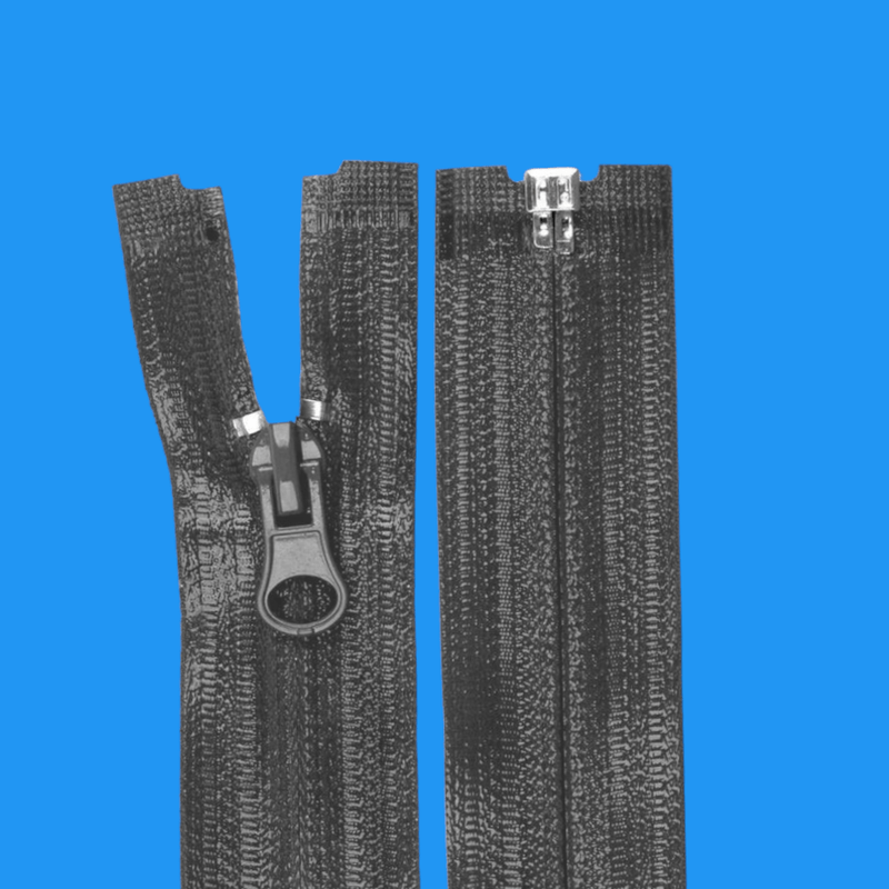 Casa si Gradina - Decoratiuni - DIY - Articole mercerie - Fermoar spiralat detasabil rezistent la apa Crisalida, 60 cm, Gri - Infinity.ro