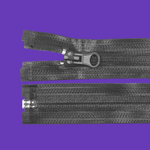 Casa si Gradina - Decoratiuni - DIY - Articole mercerie - Fermoar spiralat detasabil rezistent la apa Crisalida, 60 cm, Gri - Infinity.ro