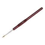 Casa si Gradina - Decoratiuni - DIY - Articole mercerie - Croset cu varf aurit si maner din plastic Crisalida, dimensiune 1.7 mm, Maro - Infinity.ro