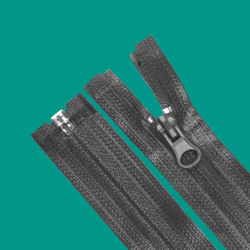 Casa si Gradina - Decoratiuni - DIY - Articole mercerie - Fermoar spiralat detasabil rezistent la apa Crisalida, 70 cm, Gri inchis - Infinity.ro