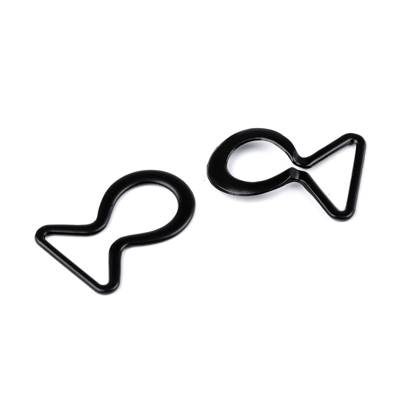 Casa si Gradina - Decoratiuni - DIY - Articole mercerie - Inchizatoare metalica decorativa pentru confectii 24 mm Negru - Infinity.ro