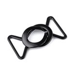 Casa si Gradina - Decoratiuni - DIY - Articole mercerie - Inchizatoare metalica decorativa pentru confectii 24 mm Negru - Infinity.ro