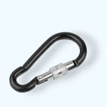 Casa si Gradina - Decoratiuni - DIY - Articole mercerie - Carabina metalica cu prindere de siguranta 35 x 70 mm, Negru - Infinity.ro