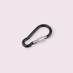 Casa si Gradina - Decoratiuni - DIY - Articole mercerie - Carabina metalica cu prindere de siguranta 35 x 70 mm, Negru - Infinity.ro