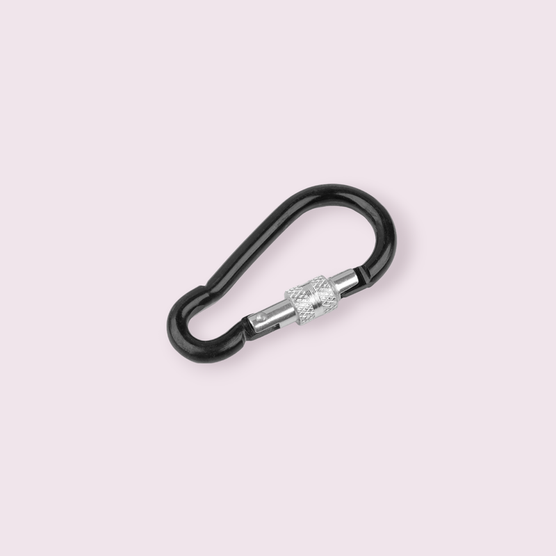 Casa si Gradina - Decoratiuni - DIY - Articole mercerie - Carabina metalica cu prindere de siguranta 35 x 70 mm, Negru - Infinity.ro